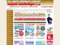 Cloud 9 carpet underlay, Tredaire carpet underlay, Duralay carpet underlay, underfloor heating underlay, cheap carpet underlay, cheapest carpet underlay, discount carpet underlay - Carpet Underlays