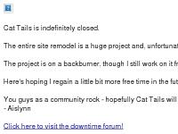 cat-tails - Cat Tails -- Down for Remodeling
