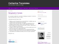Catherine Jan: French to English translator, Marketing & Communications, Paris