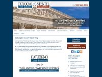 catuogno.us Court Reporters, court reporting, Transcription