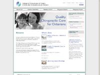 College of Chiropractors of Ontario | Home-Page College of Chiropractors of Ontario | Home-Page
