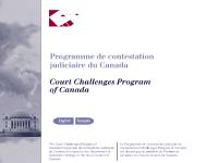 Court Challenges Program of Canada - Programme de contestation judiciaire du Canada