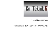 Välkommen till cc Teknik och Design Välkommen till cc Teknik och Design