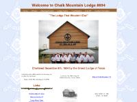  Dist. 67, Grand Lodge of Texas, Masonic District 67, Texas Ghost Town Chalk Mountain