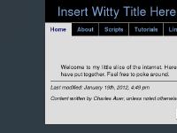 Home - Insert Witty Title Here Home - Insert Witty Title Here