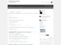 Nothing personal here Nothing personal here