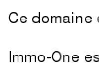 chateau-immo.fr Immo-One, logiciel immobilier