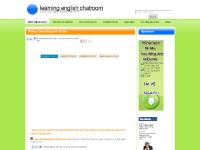 Learning English Chatroom - Learn English online Learning English Chatroom - Learn English online