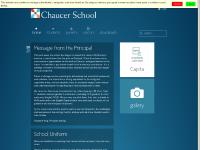 Welcome to Chaucer Technology School Welcome to Chaucer Technology School