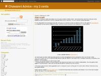 Chawanni Advice - my 2 cents