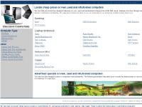 Cheap prices on new, used and refurbished computers from IBM, Dell, Apple, Gateway and Acer. You may find the lowest cost, discount prices on laptop, notebook and desktop PC computers Cheap prices on new, used and refurbished computers from IBM, Dell, Apple, Gateway and Acer. You may find the lowest cost, discount prices on laptop, notebook and desktop PC computers