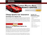 Cheap Sports Car Insurance | Cheapest Sports Car Insurance Rates
