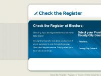 Check the Register Check the Register