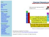 Chemical Elements.com - An Interactive Periodic Table of the Elements