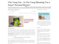 Cho Yung Tea - Is Cho Yung Slimming Tea a Scam? Personal Review