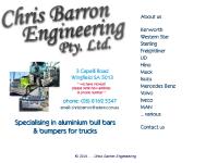 Chris Barron Engineering Home Page