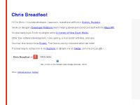 Chris Broadfoot (Broady) Chris Broadfoot (Broady)