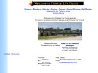 Welcome to Christian Life Church Welcome to Christian Life Church