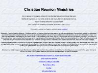 Christian Reunion Ministries-Christian unity, oneness in Christ
