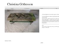 statistik för christinagothesson - CHRISTINA GÖTHESSON statistik för christinagothesson - CHRISTINA GÖTHESSON