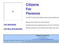 Citizens For Florence Citizens For Florence