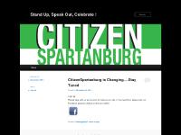 citizenspartanburg - Stand Up, Speak Out, Celebrate !
