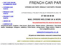  Citroen Car Repairs, Citroen Parts, Citroen Spares, Used Citroen Parts