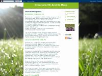 citronella-oil - Citronella Oil And Its Uses.