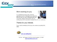 City-Tech, Your Information Technology Partner City-Tech, Your Information Technology Partner