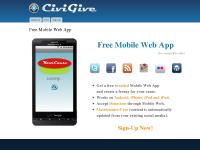 Free Mobile Web App | civigive.com Free Mobile Web App | civigive.com