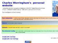 Charles Worringham - Independent for Ryan 2007 Charles Worringham - Independent for Ryan 2007