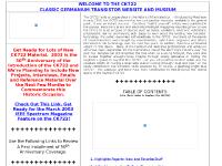 ck722museum.com 4. The CK722 Makes its Debut, 5. What Color is That CK722?, 8. CK722 Construction Articles ck722museum.com 4. The CK722 Makes its Debut, 5. What Color is That CK722?, 8. CK722 Construction Articles