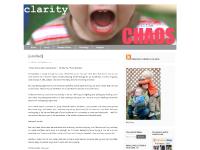 clarity-chaos.com Sampler Platter, On writing, Snippets