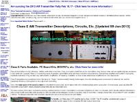 The Official Class E Transmitter Web Site by WA1QIX The Official Class E Transmitter Web Site by WA1QIX