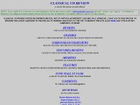 CLASSICAL CD REVIEW a site for the serious record collector