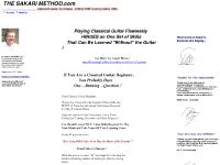 Beginning Classical Guitar - The Correct Approach
