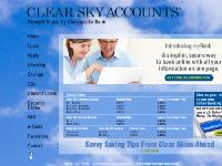 CLEAR SKY ACCOUNTS: Brought to you by Chesapeake Bank CLEAR SKY ACCOUNTS: Brought to you by Chesapeake Bank