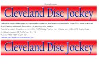 CLEVELAND DISC JOCKEY CLEVELAND DISC JOCKEY