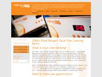 Clifton Food Range - Sous vide baths from The Clifton Food Range manufacturers of water baths for low temperature cooking Thermal immersion circulator Clifton Food Range - Sous vide baths from The Clifton Food Range manufacturers of water baths for low temperature cooking Thermal immersion circulator