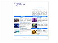 CLINICAL SYSTEMS, INC. CLINICAL SYSTEMS, INC.