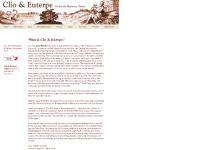 clioeuterpe.org New Music, Story, Early Musicians clioeuterpe.org New Music, Story, Early Musicians