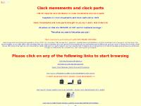clock movements and clock parts