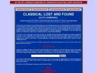 CLASSICAL LOST & FOUND: FORGOTTEN MUSIC BY GREATS & GREAT MUSIC BY FORGOTTENS CLASSICAL LOST & FOUND: FORGOTTEN MUSIC BY GREATS & GREAT MUSIC BY FORGOTTENS