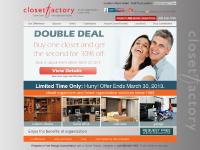 closetfactory.com Closet Factory, home office design, closet organization units