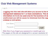 Club Web Systems Club Web Systems
