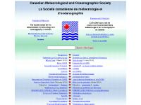 Canadian Meteorological and Oceanographic Society (CMOS), La Société canadienne de météorologie et d'océanographie (SCMO) Canadian Meteorological and Oceanographic Society (CMOS), La Société canadienne de météorologie et d'océanographie (SCMO)