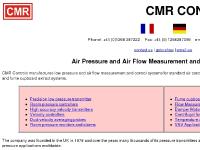 CMR Controls - Air Pressure Sensor Measurement for Ventilation and Process Control CMR Controls - Air Pressure Sensor Measurement for Ventilation and Process Control