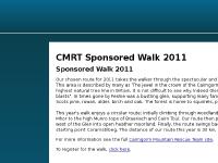 CMRT Sponsored Walk