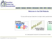 Welcome to the Canadian Numbering Administrator Site