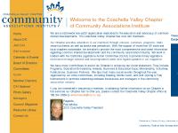 Coachella Valley Chapter Community Associations Institute Coachella Valley Chapter Community Associations Institute